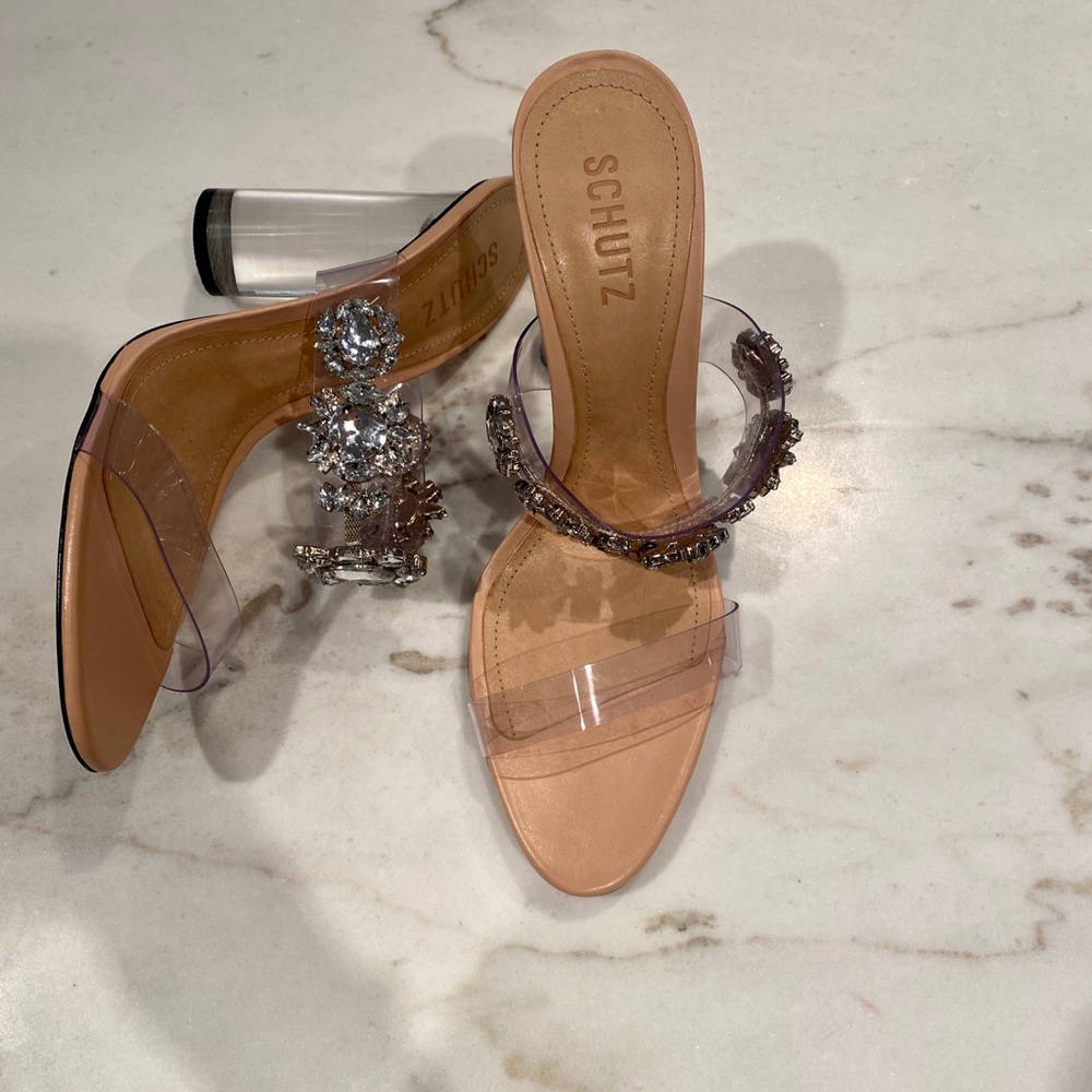 Schutz brand new pvc mule